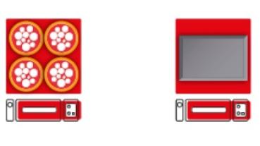 Allroubd 4 50511004 (25) K Italforni TK4 Pizzaofen, elektro, 4 Pizzen 32cm